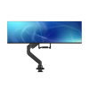 Neomounts Next Core gasgeveerde monitorarm voor 2 monitoren zwart (met klem en bladdoorvoer) DS75-450BL2 204022 - 5