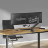 Neomounts Next Core gasgeveerde monitorarm voor 2 monitoren zwart (met klem en bladdoorvoer) DS75-450BL2 204022 - 7