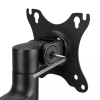 Neomounts Next Lite ruimtebesparende monitorarm voor 2 monitoren zwart (met klem en bladdoorvoer) DS60-425BL2 204012 - 9