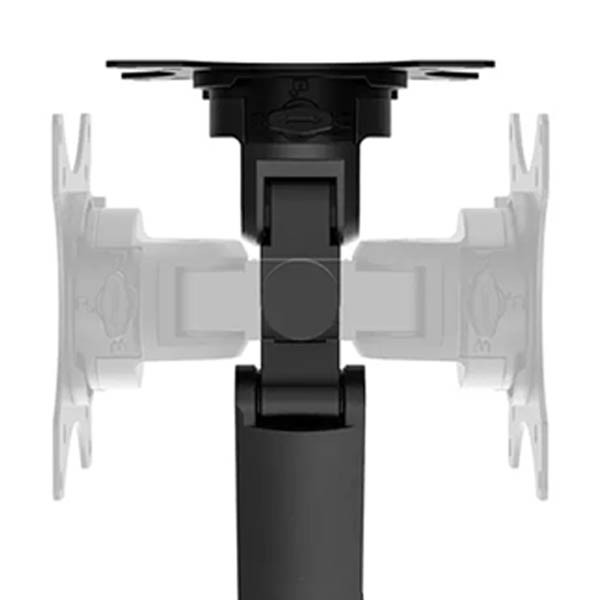 Neomounts Next Slim Desk gasgeveerde monitorarm voor 2 monitoren zwart (met klem en bladdoorvoer) DS70-250BL2 204019 - 4