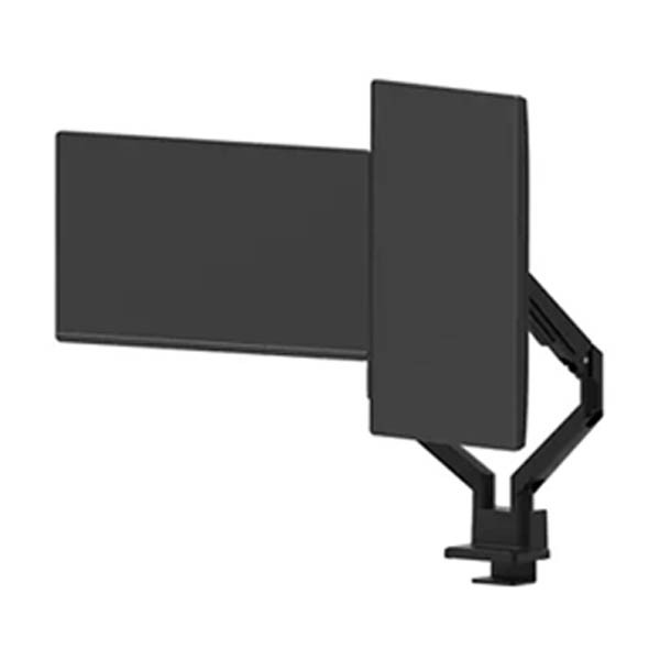 Neomounts Next Slim Desk gasgeveerde monitorarm voor 2 monitoren zwart (met klem en bladdoorvoer) DS70-250BL2 204019 - 6