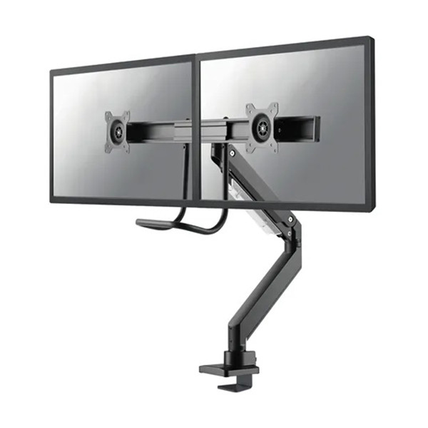 Neomounts Select gasgeveerde monitorarm voor 2 monitoren zwart (met klem) 200340 - 1