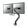 Neomounts by NewStar Select gasgeveerde monitorarm voor 2 monitoren zwart (met klem)