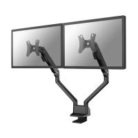 Neomounts gasgeveerde monitorarm voor 2 monitoren zwart (met klem) FPMA-D750DBLACK2 200335