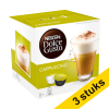 Aanbieding: 3x Nescafé Dolce Gusto koffiecups cappuccino (16 stuks)