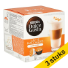 Aanbieding: 3x Nescafé Dolce Gusto koffiecups latte macchiato caramel (16 stuks)