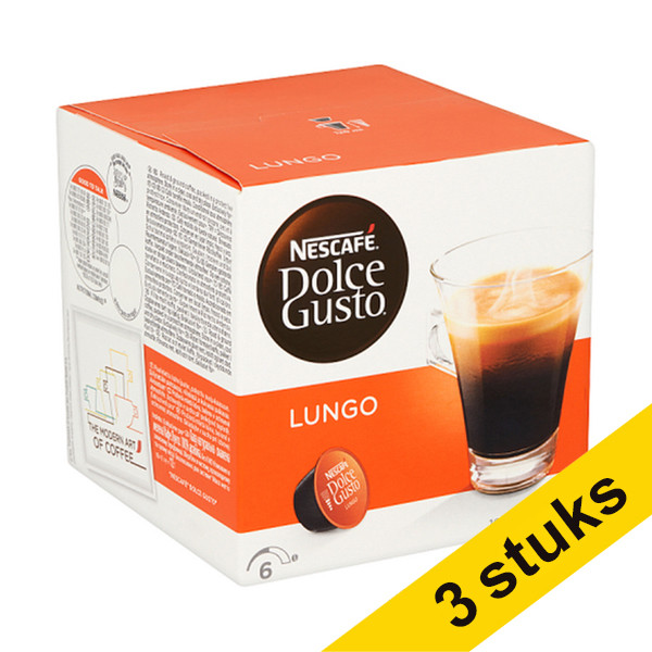 Aanbieding: 3x Nescafé Dolce Gusto koffiecups lungo (16 stuks) 423170 - 1