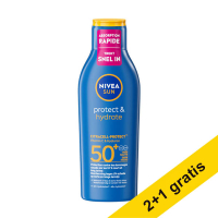 Aanbieding: 3x NIVEA SUN Zonnebrand Protect & Hydrate Zonnemelk SPF50+ 200 ML