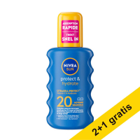 Aanbieding: 3x Nivea Sun Protect & Hydrate spray SPF20 200 ml