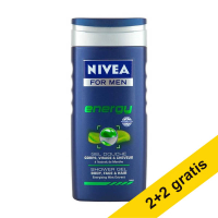 Aanbieding: 4x Nivea Men Energy douchegel (250 ml)