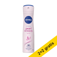 Aanbieding: 4x Nivea Pearl & Beauty deodorant spray (150 ml) SNI06277