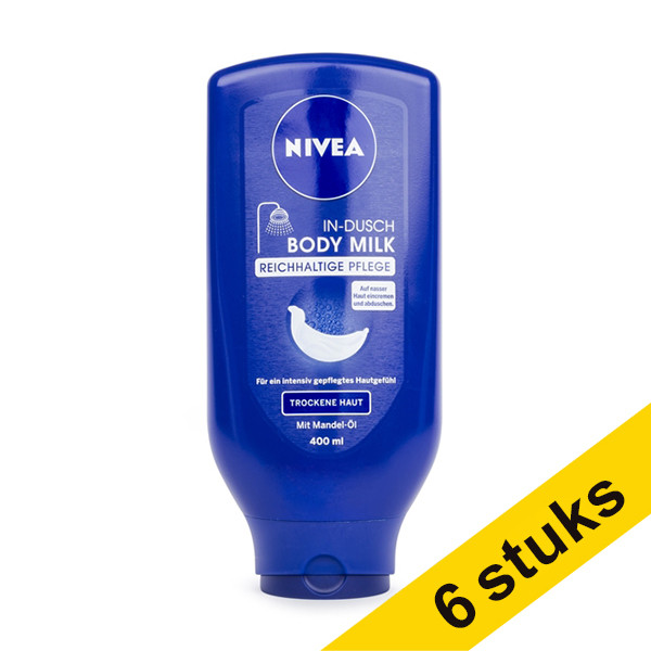Aanbieding: 6x Nivea Onder de Douche bodymilk (400 ml) SNI05390 - 1