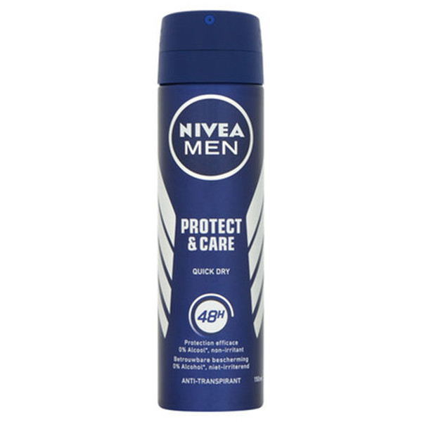 Nivea Protect & Care for Men deodorant spray (150 ml) SNI05363 - 1