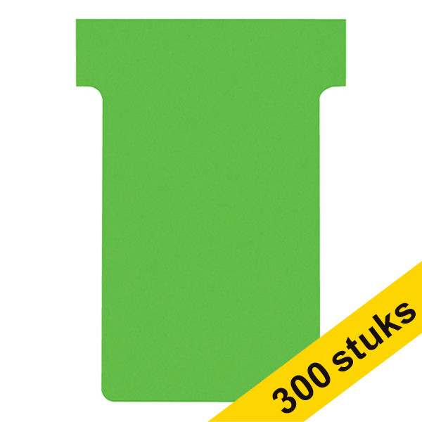 Aanbieding: 3x Nobo T-kaarten groen maat 2 (100 stuks) 247540 - 1