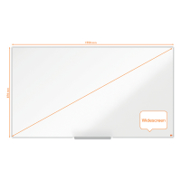 Nobo Impression Pro Widescreen whiteboard magnetisch geëmailleerd 155 x 87 cm 1915251 247404