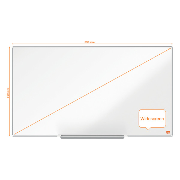 Nobo Impression Pro Widescreen whiteboard magnetisch geëmailleerd 89 x 50 cm 1915249 247402 - 1