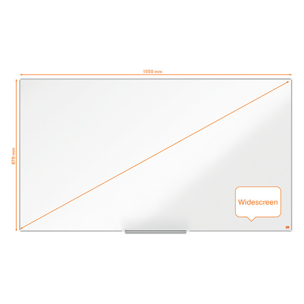 Nobo Impression Pro Widescreen whiteboard magnetisch gelakt staal 155 x 87 cm 1915256 247399 - 1
