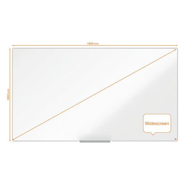 Nobo Impression Pro Widescreen whiteboard magnetisch gelakt staal 188 x 106 cm 1915257 247400 - 1