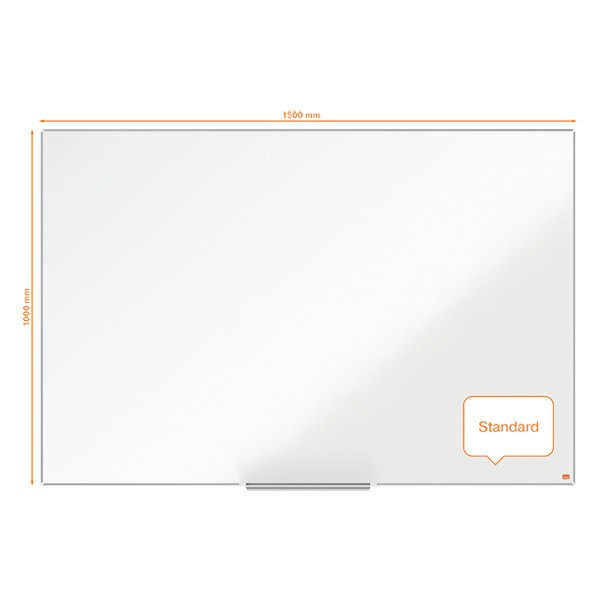 Nobo Impression Pro whiteboard magnetisch geëmailleerd 150 x 100 cm 1915397 247409 - 1