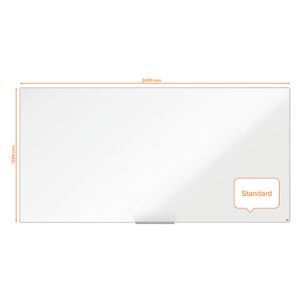 Nobo Impression Pro whiteboard magnetisch geëmailleerd 240 x 120 cm 1915400 247412 - 1