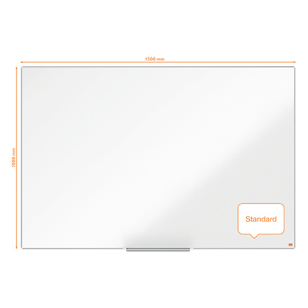 Nobo Impression Pro whiteboard magnetisch gelakt staal 150 x 100 cm 1915404 247391 - 1