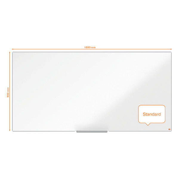 Nobo Impression Pro whiteboard magnetisch gelakt staal 180 x 90 cm 1915405 247392 - 1