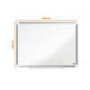 Nobo Premium Plus whiteboard magnetisch geëmailleerd 60 x 45 cm 1915143 247563 - 2