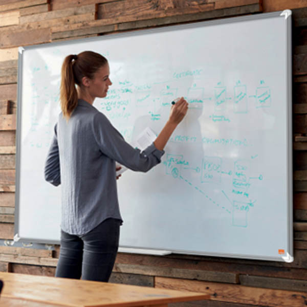 Nobo Premium Plus whiteboard magnetisch gelakt staal 180 x 90 cm 1915160 247551 - 5