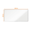 Nobo Premium Plus whiteboard magnetisch gelakt staal 240 x 120 cm 1915163 247553 - 2