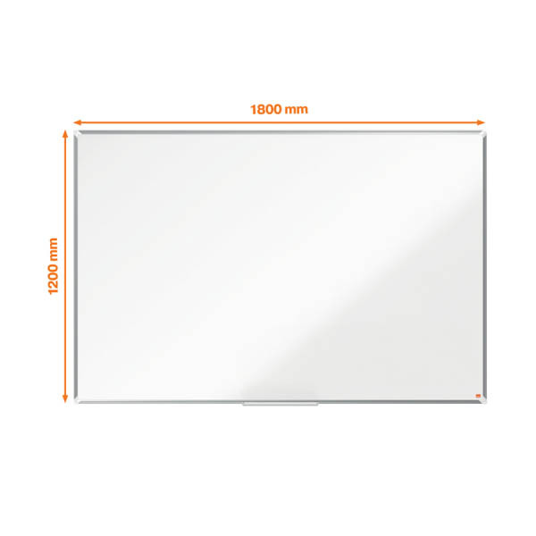 Nobo Premium Plus whiteboard magnetisch geëmailleerd 180 x 120 cm