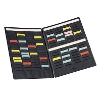 Nobo T-kaart 1,5 miniplanner (2x 4 panelen, 17 sleuven) 3084000 247352