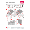 Nobo T-kaart planningset jaarplanner (13 panelen, 54 sleuven) 2911200 247016 - 3