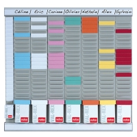 Nobo T-kaart planningset weekplanner (8 panelen, 24 sleuven) 2911080 247021