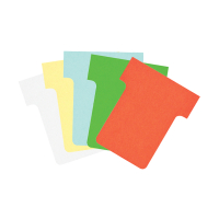 Nobo T-kaarten assortiment maat 1,5 (5 kleuren)  247502