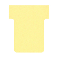 Nobo T-kaarten geel maat 1,5 (100 stuks) 2001504 247031