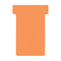 Nobo T-kaarten oranje maat 2 (100 stuks) 2002009 247045