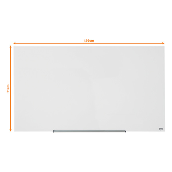 Nobo Widescreen magnetisch glasbord 126 x 71,1 cm wit 1905177 247329 - 2