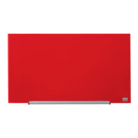 Nobo Widescreen magnetisch glasbord 67,7 x 38,1 cm rood 1905183 247322