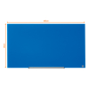 Nobo Widescreen magnetisch glasbord 99,3 x 55,9 cm blauw 1905188 247327 - 2