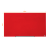 Nobo Widescreen magnetisch glasbord 99,3 x 55,9 cm rood 1905184 247326 - 2