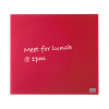 Nobo magnetisch glasbord Tegel 30 x 30 cm rood 1903954 247155 - 2