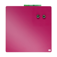 Nobo magnetisch whiteboard 36 x 36 cm roze 1903803 208160