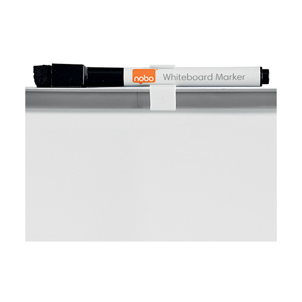 Nobo slimline whiteboard magnetisch gelakt staal 36 x 28 cm wit QB05442ASTD 247142 - 3