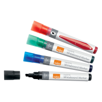 Nobo whiteboard marker assorti 4 stuks (4 mm beitel) 1915387 247531