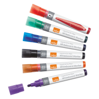 Nobo whiteboard marker assorti 6 stuks (3 mm rond) 1901077 247427