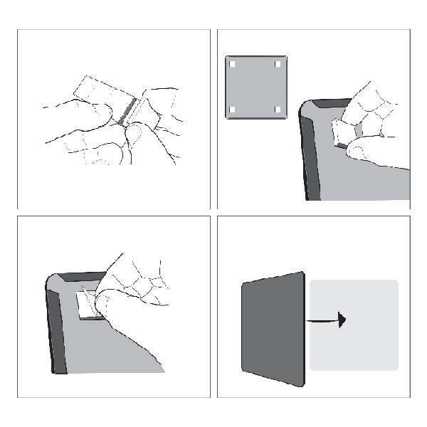 Nobo whiteboard met aluminium lijst 58,5 x 43 cm wit 1903777 208171 - 4