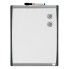 Nobo whiteboard met gewelfde lijst 35,5 x 28 cm wit