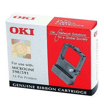 OKI 09002316 inktlint cassette zwart (origineel) 09002316 042440 - 1