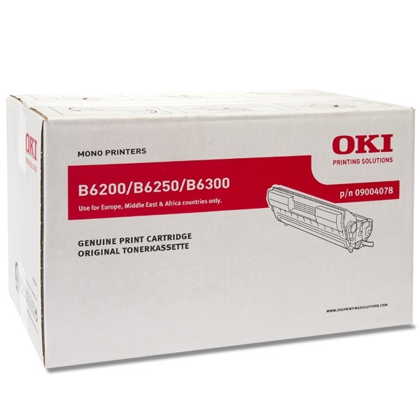 OKI 09004078 toner zwart (origineel) 09004078 035550 - 1