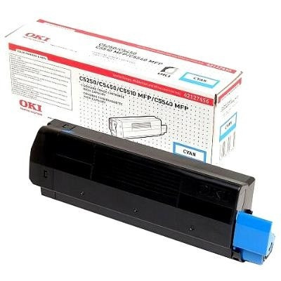 OKI 42127456 toner cyaan hoge capaciteit (origineel) 42127456 035754 - 1